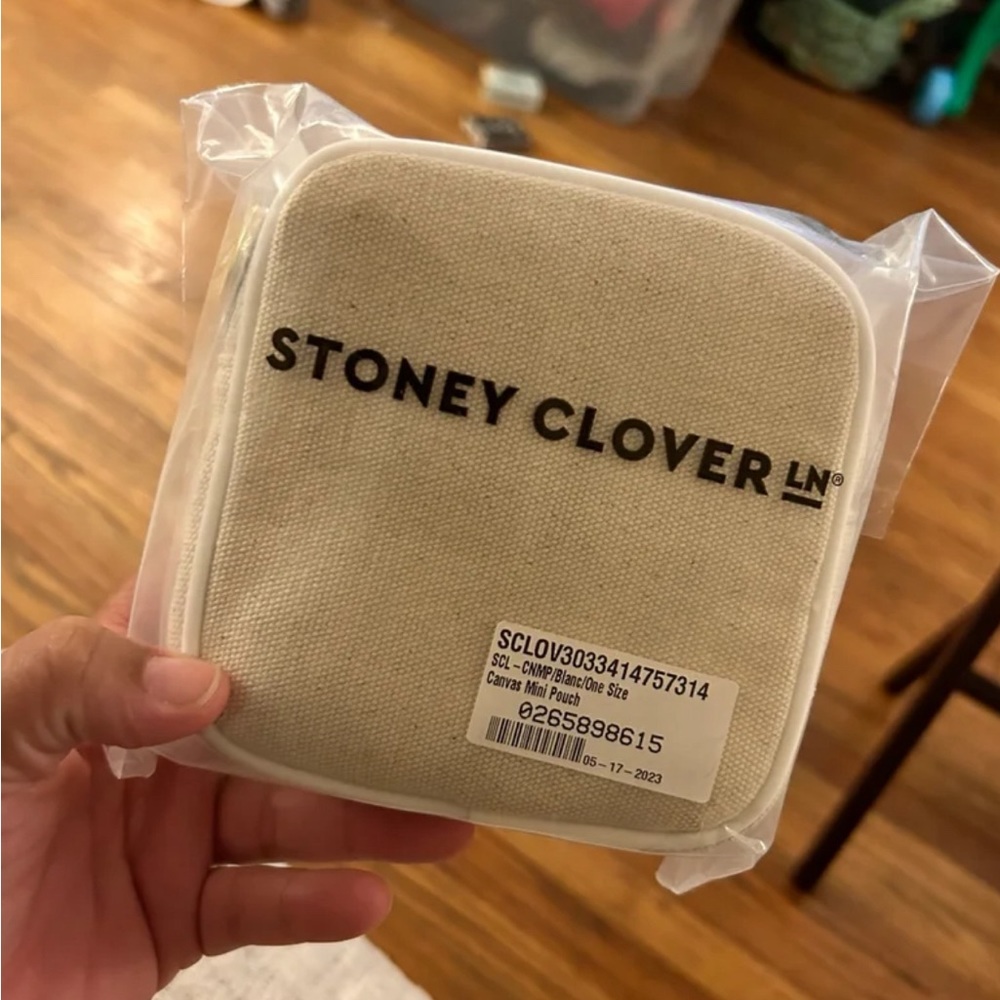 Stoney Clover Lane Canvas Mini Pouch